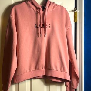 H & M crop hoodie